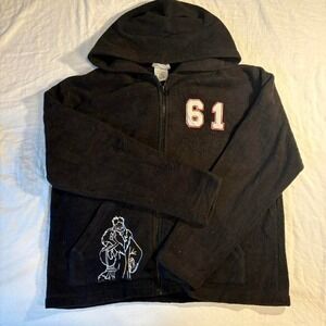 Disneyland black 101 Dalmatians zip-up hoodie Medium‎